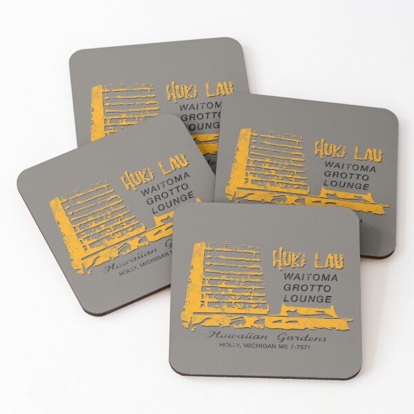 Item preview, Hawaiian Gardens - Huki Lau - Holly, Michigan designed and sold by RetroTikiBar.