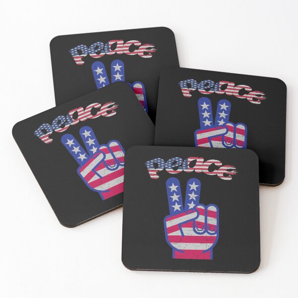 Item preview, Peace Sign in American Flag Colors designed and sold by Michael Pilinski.