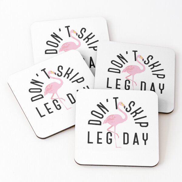 Item preview, Don't skip leg day flamingo  designed and sold by primaldolphin.