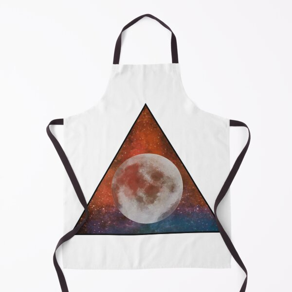 Item preview, Triangle Space Moon designed and sold by fraktonart.