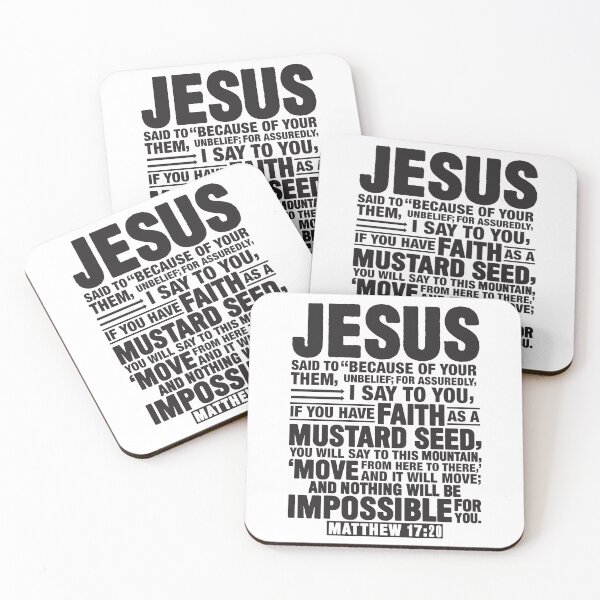 Item preview, Matthew 17:20 designed and sold by plushism.