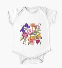Floral and birds flamingos summer One Piece - Short Sleeve