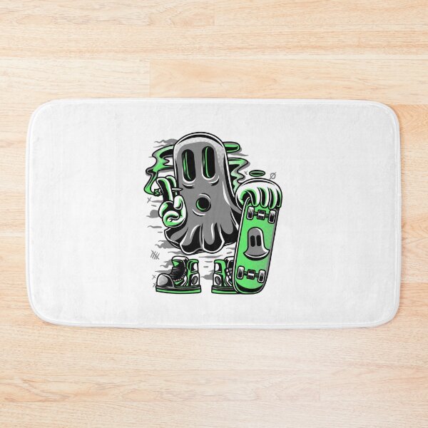 Item preview, Skateboarding ghost designed and sold by NoelNimmad.
