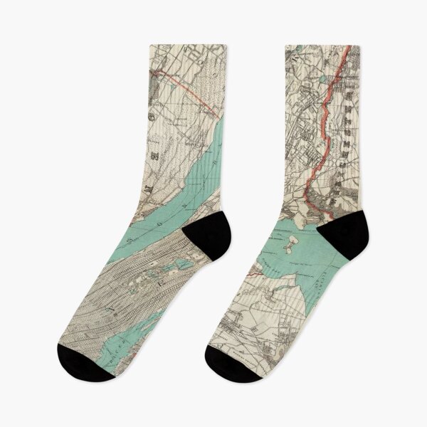 Item preview, Vintage Map Of New York City 1890 designed and sold by AllPerfect.