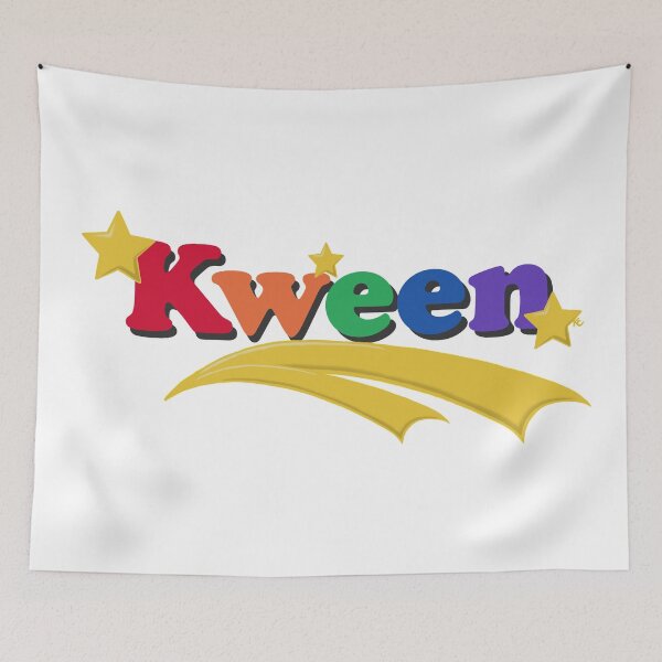 Item preview, Kween - Rainbow and Stars designed and sold by The White Bat.