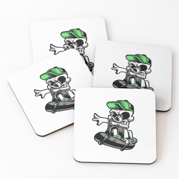 Item preview, Skateboarding skeleton designed and sold by NoelNimmad.