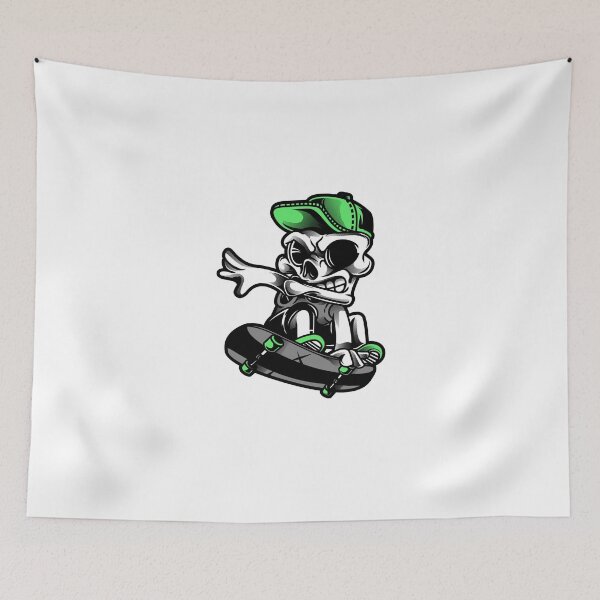 Item preview, Skateboarding skeleton designed and sold by NoelNimmad.
