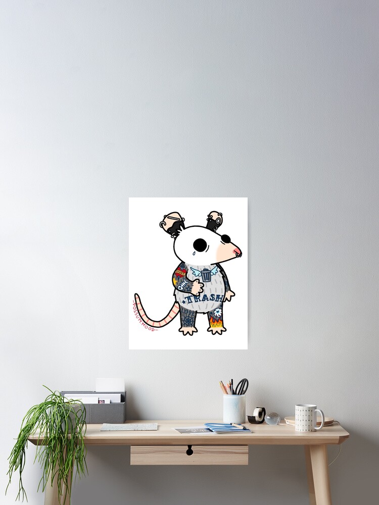 Thumbnail 2 of 3, Poster, Tattoo Possum designed and sold by possum-mood.