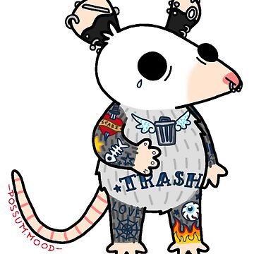 Artwork thumbnail, Tattoo Possum by possum-mood