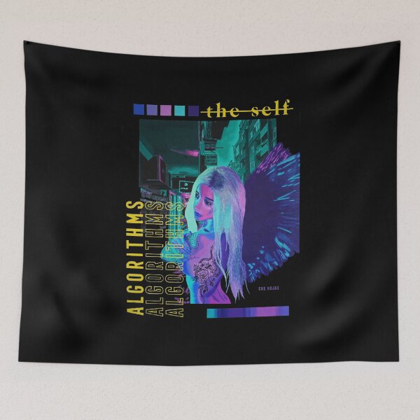 Item preview, Algorithms, Cyberpunk Oil Painting designed and sold by CheHojas.