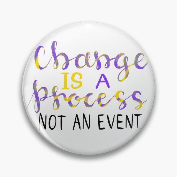 Item preview, Change is a process, not an event designed and sold by CatJohnCranston.