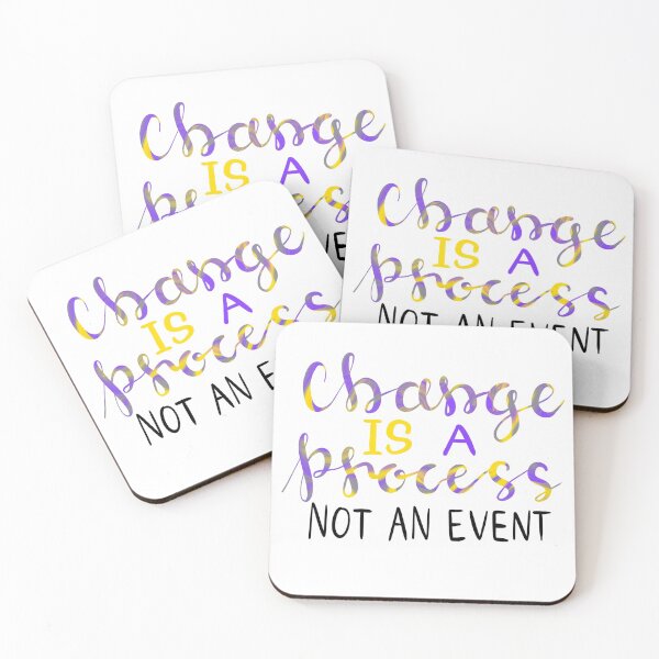Item preview, Change is a process, not an event designed and sold by CatJohnCranston.