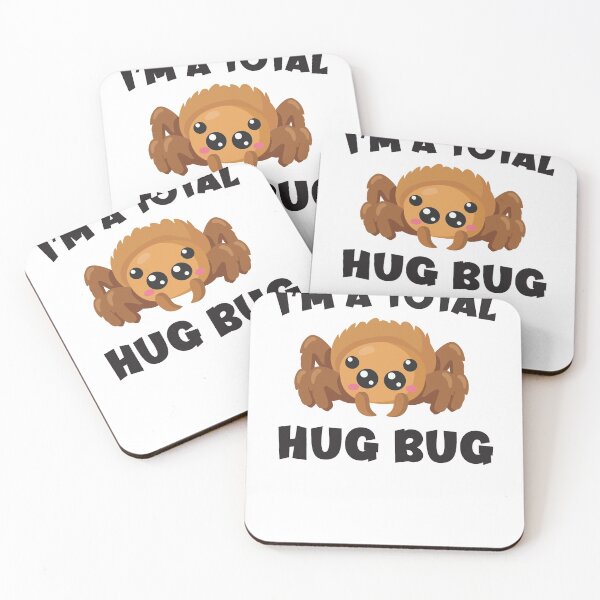 Item preview, I'm a total hug bug - Kawaii spider Hugging Day designed and sold by RoguePixel.