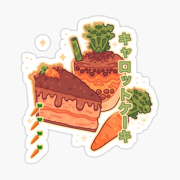 Japanese Cake Stickers Redbubble