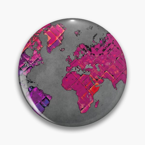 Item preview, world map art black and purple #map #worldmap designed and sold by JBJart.