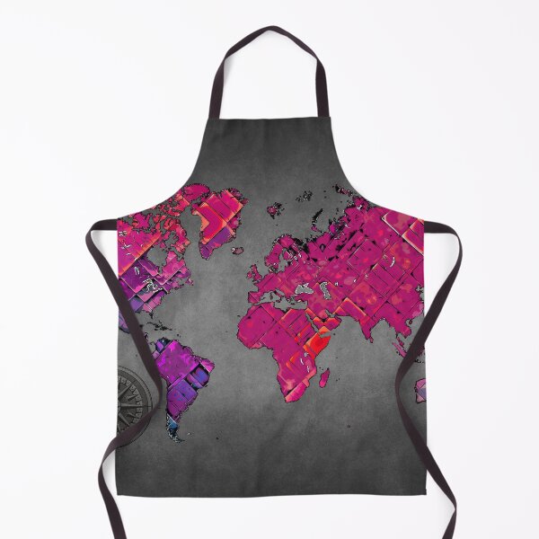 Item preview, world map art black and purple #map #worldmap designed and sold by JBJart.