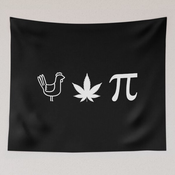 Item preview, Nerdy Stoner - Chicken Pot Pi, Happy Pi Day! designed and sold by jadedscientist.