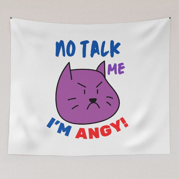 Item preview, No Talk Me I'm Angy! designed and sold by 2dmonkey.