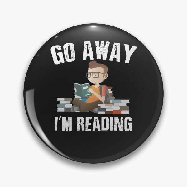 Item preview, Go away, i'm reading designed and sold by loiret1958.