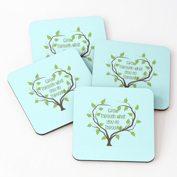 Item preview, Grow Through What You Go Through! (On Blue) designed and sold by PawsitiveMum.