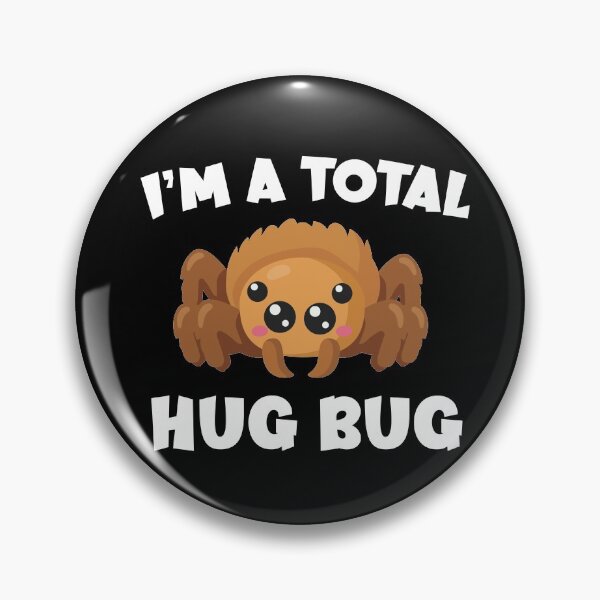 Item preview, I'm a total hug bug - Kawaii spider Hugging Day designed and sold by RoguePixel.
