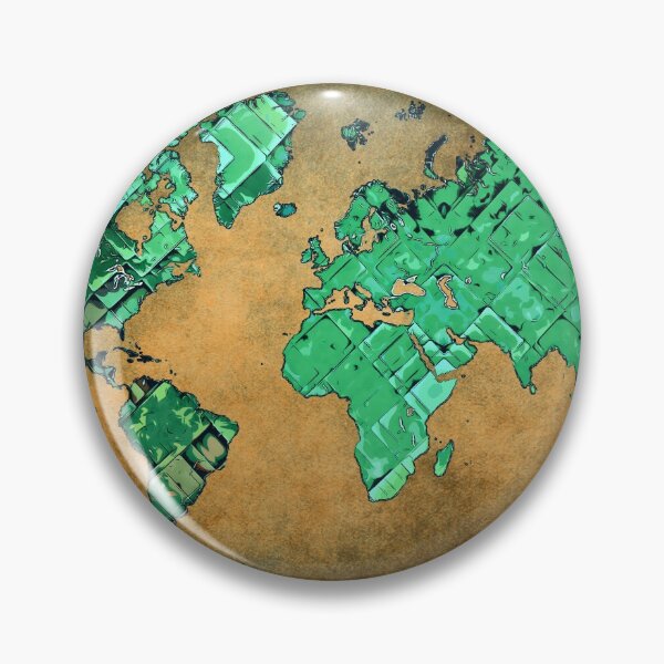 Item preview, world map art green brown #map #worldmap designed and sold by JBJart.