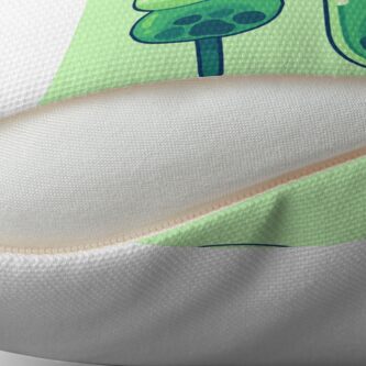 Alternate view of Froggy snacks Throw Pillow