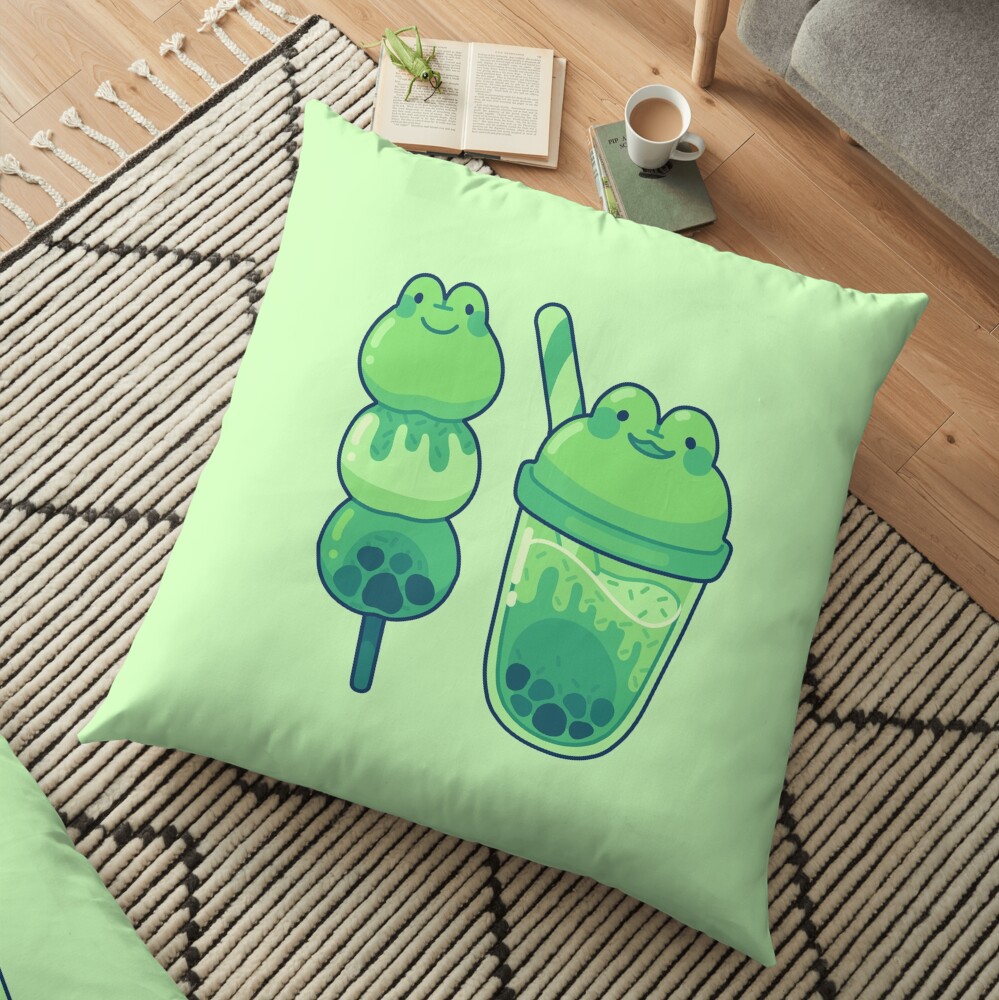 Froggy snacks Floor Pillow