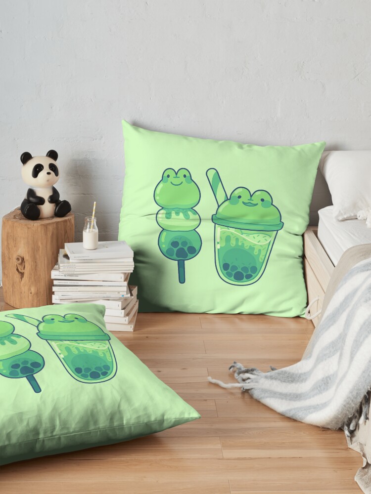 Alternate view of Froggy snacks Floor Pillow