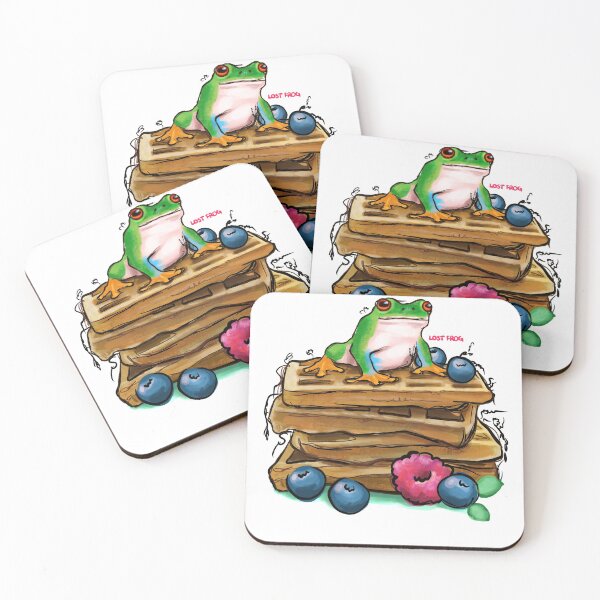 Item preview, Frog with Waffles designed and sold by lostfrog.