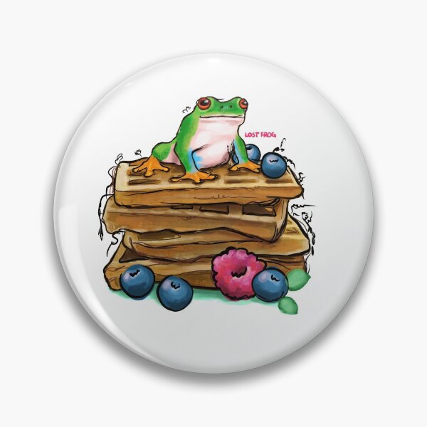 Item preview, Frog with Waffles designed and sold by lostfrog.