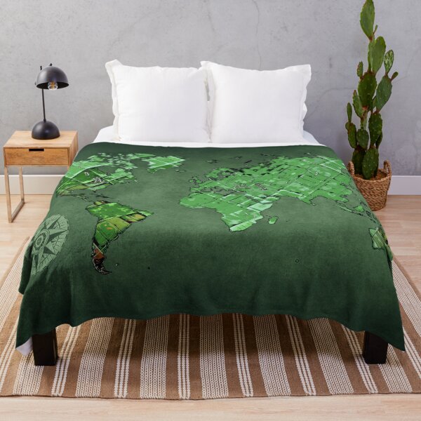 Item preview, world map art green #map #worldmap designed and sold by JBJart.