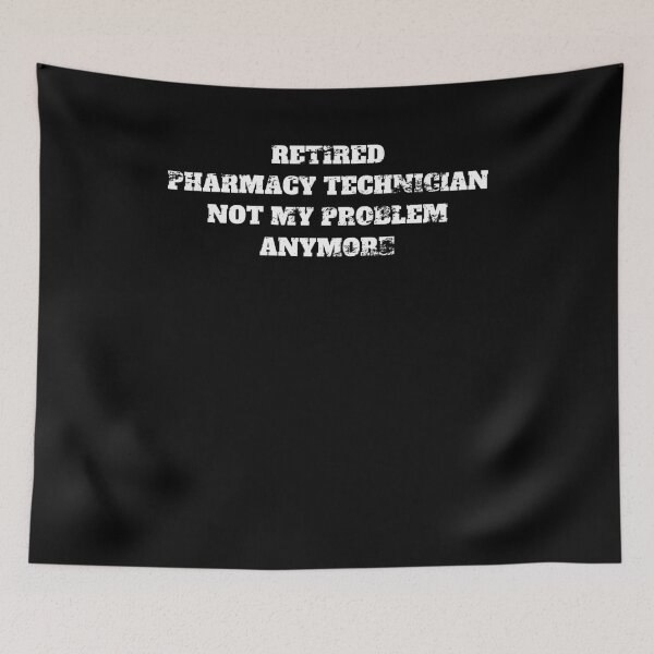 Item preview, Retired pharmacy technician not my problem Retro Vintage designed and sold by Jeangel97.
