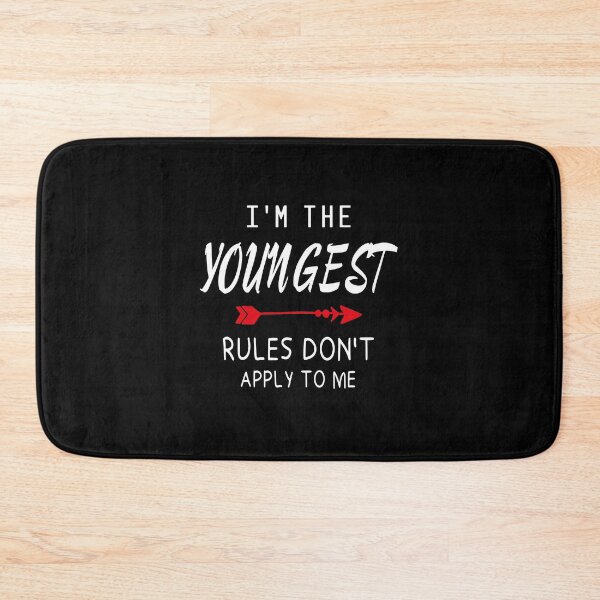 Item preview, I'm The Youngest Rules Don't Apply To Me Siblings Gift T-Shirt designed and sold by bigfamilytee.