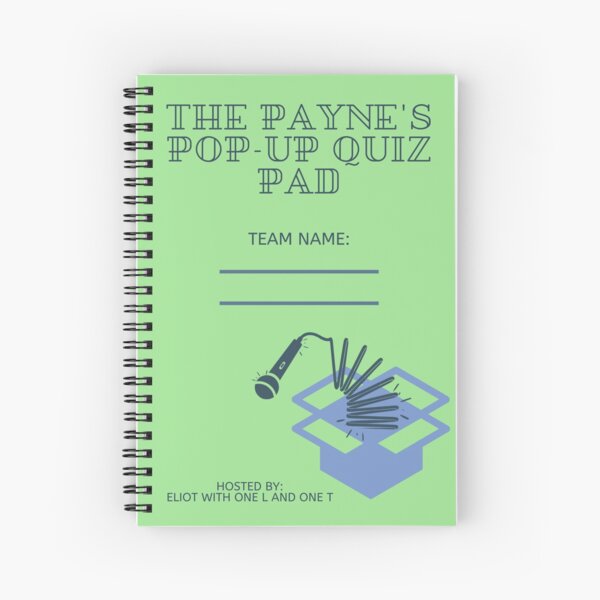 Item preview, The Payne's Pop-Up Quiz Pad Classic Green designed and sold by PaynesPopUpQuiz.