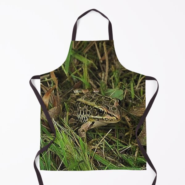 Item preview, NORTHERN LEOPARD FROG IN THE GRASS designed and sold by Artter20.
