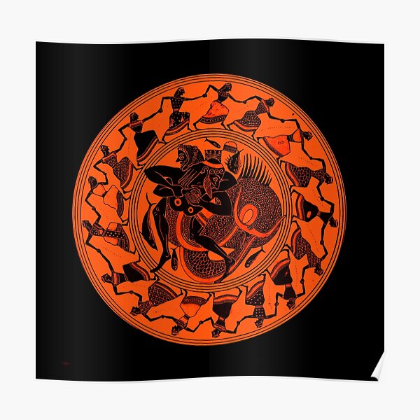 Hercules Wrestling with Triton Poster