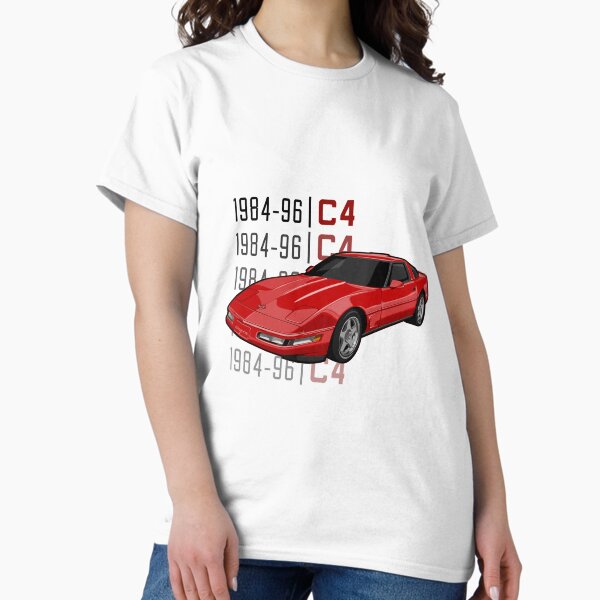 Aperçu de l'œuvre CORVETTE C4 1984-96 créée et vendue par Cars Illustrator.