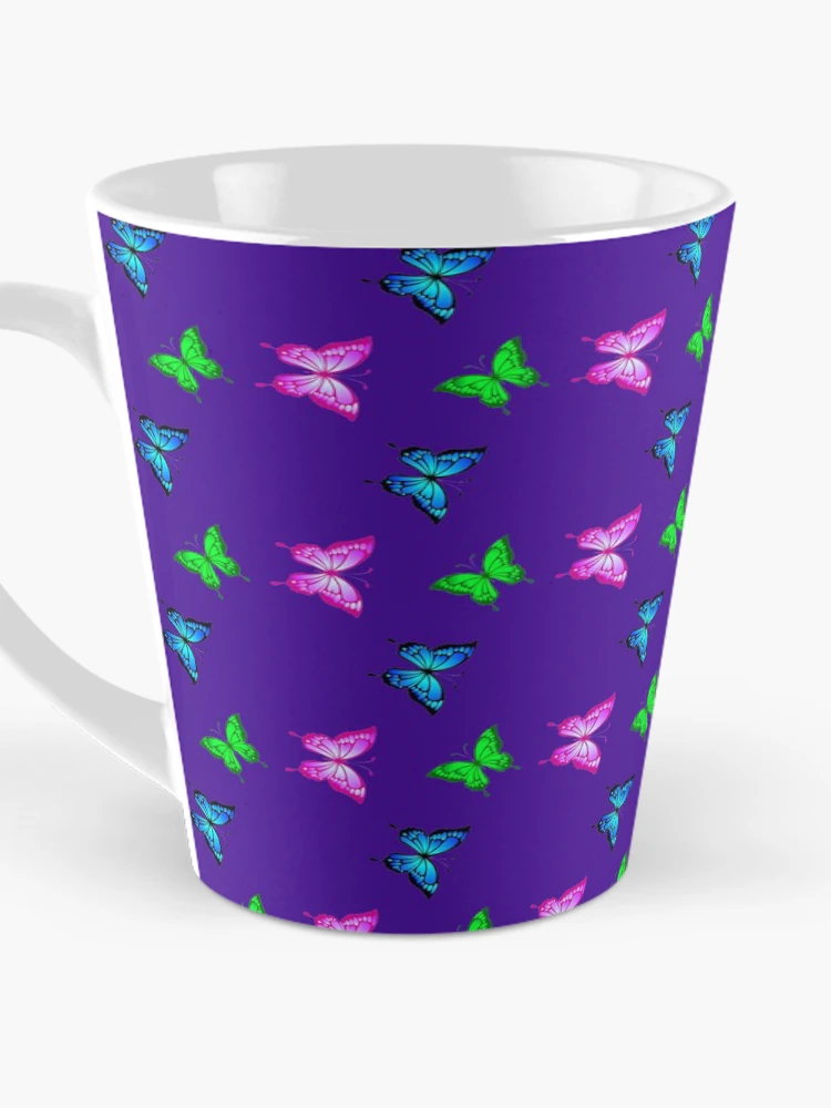 Thumbnail 3 of 4, Coffee Mug, Colorful Butterfly Pattern designed and sold by Rell1970.