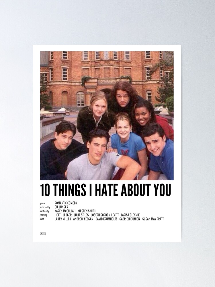 10 Things I Hate About You poster Art Print T-Shirt