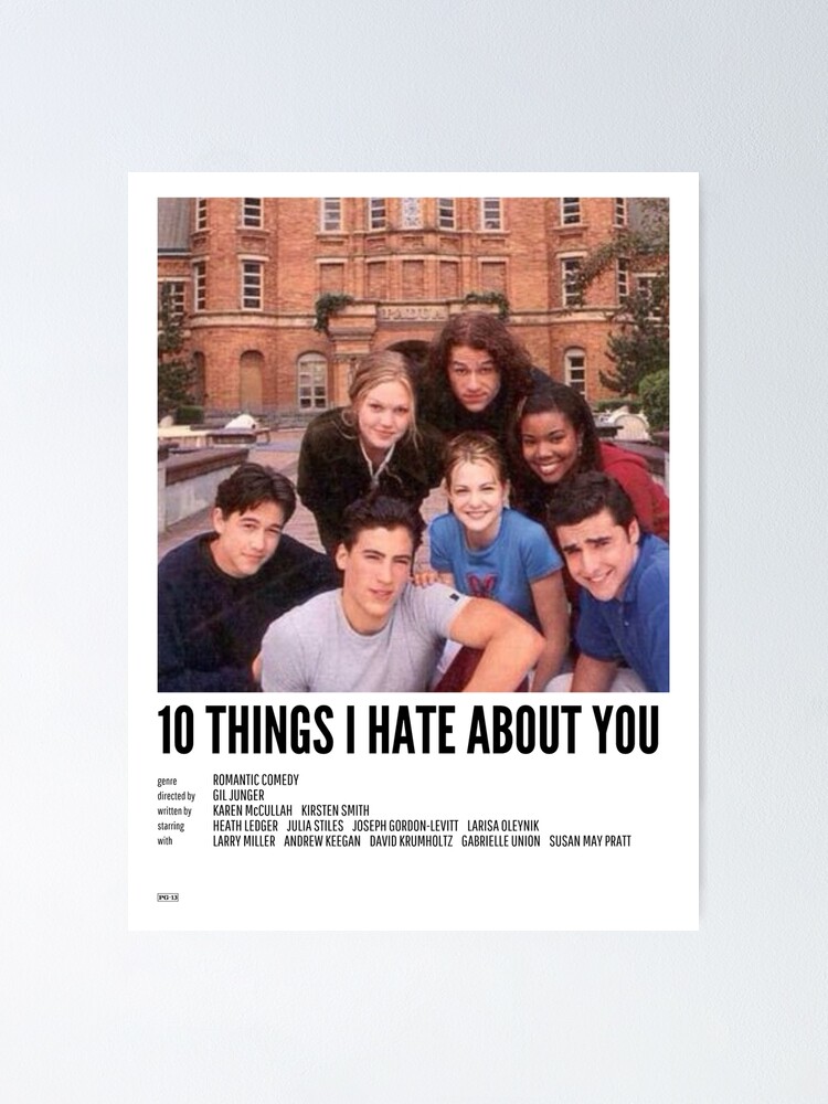 movie journal: 10 things i hate about you  10 things, Movie collage, Film  posters vintage