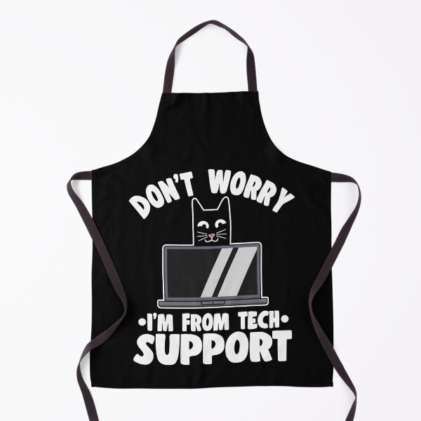 Item preview, Don't Worry I'm From Tech Support Funny Cat Gift designed and sold by Stronzi.