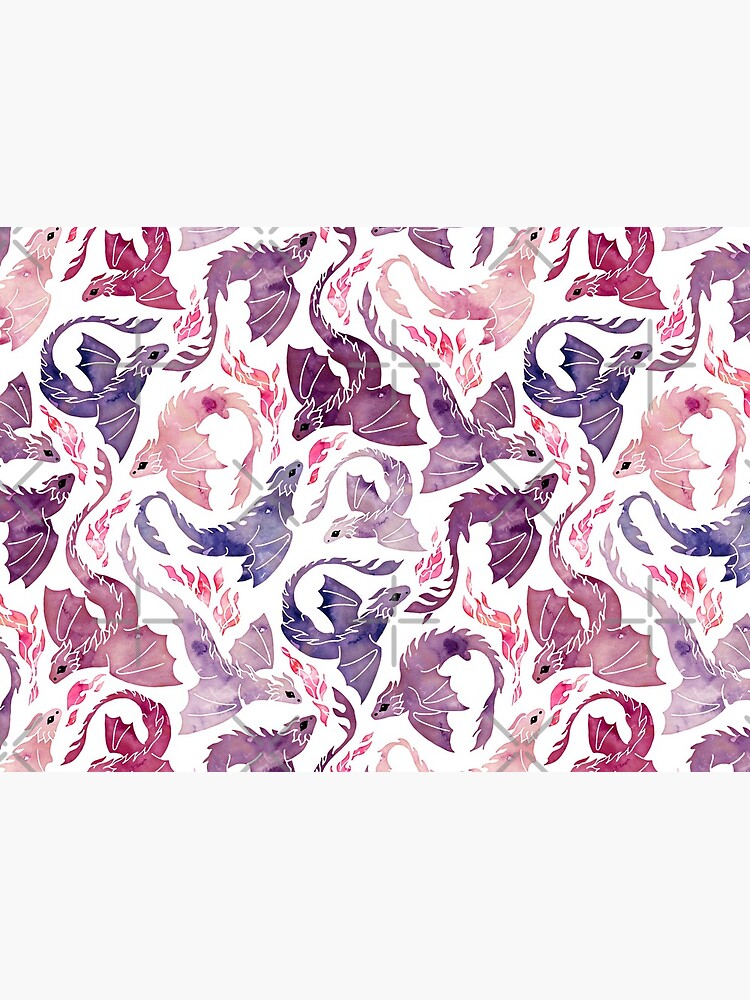 Dragon fire pink & purple by adenaJ
