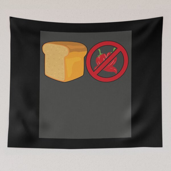 Item preview, Funny Jokes Bread Not Chilli Peppers designed and sold by FalkDania.