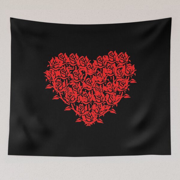 Item preview, Roses in the shape of heart designed and sold by Trantor-Tees.