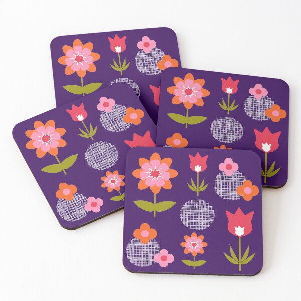 Item preview, Retro Floral Pattern Cute Colorful Design designed and sold by Artification.