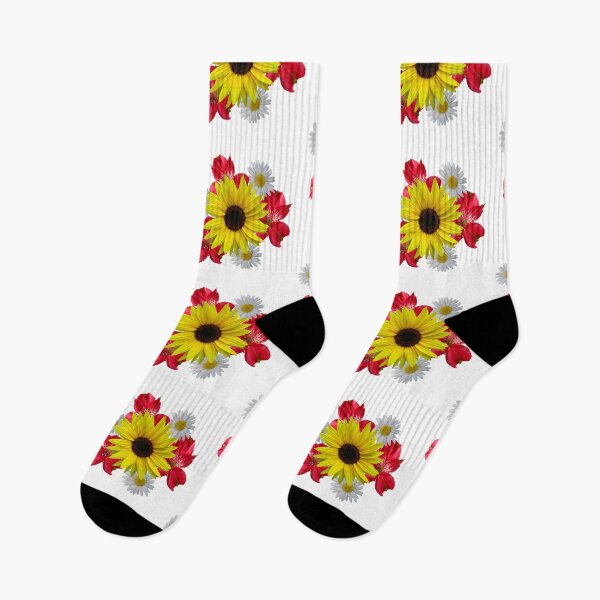 Item preview, Bouquet of flowers, sunflower, daisies, red flowers designed and sold by rhnaturestyles.