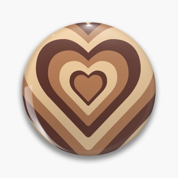 Item preview, Aesthetic Brown Latte Love Heart Pattern designed and sold by STAR10008.