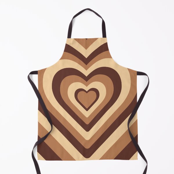 Item preview, Aesthetic Brown Latte Love Heart Pattern designed and sold by STAR10008.
