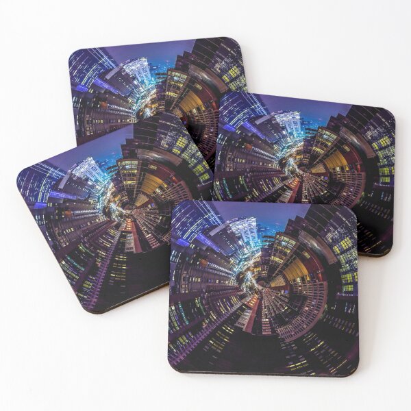 Item preview, Folding Night-time City designed and sold by TwistedEarth.